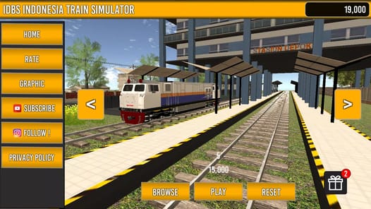 IDBS Indonesia Train Simulator APK screenshot 1
