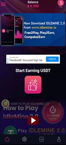 IdleMine (Beta 2.0) APK screenshot 1