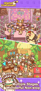 Idle Cat Live Concert APK screenshot 1