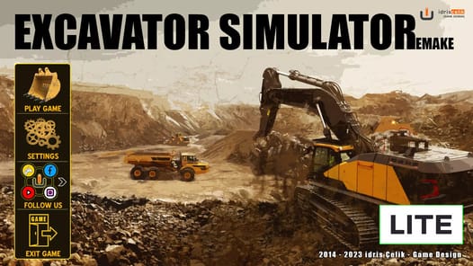 Excavator Simulator RMAKE (LT) APK screenshot 1