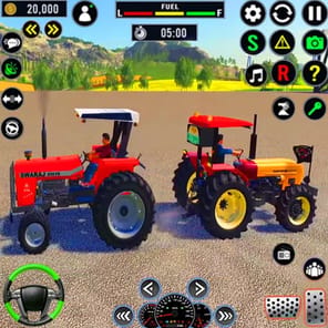 Indian Tractor Sim Tochan Game APK screenshot 1