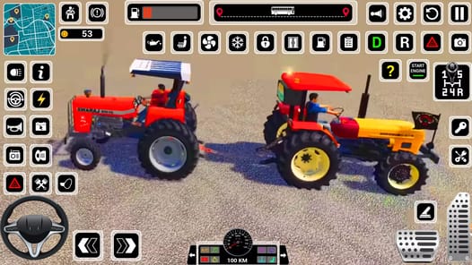 Indian Tractor Sim Tochan Game APK screenshot 1