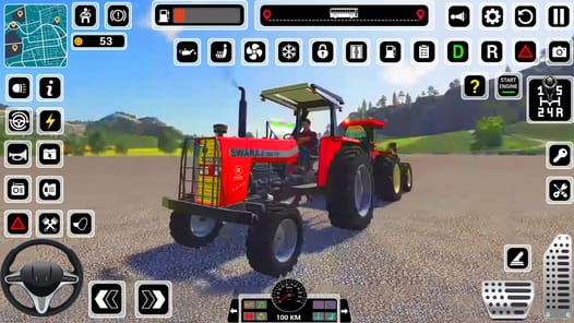 Indian Tractor Sim Tochan Game APK screenshot 1