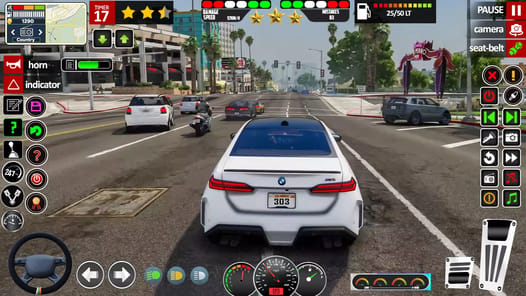 Open world Car Driving Sim 3D APK screenshot 1