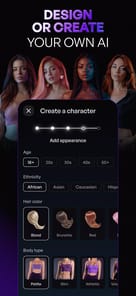 EVA Character AI & AI Friend APK screenshot 1