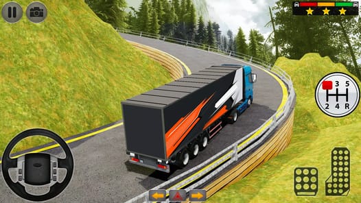 Semi Truck Driver APK screenshot 1
