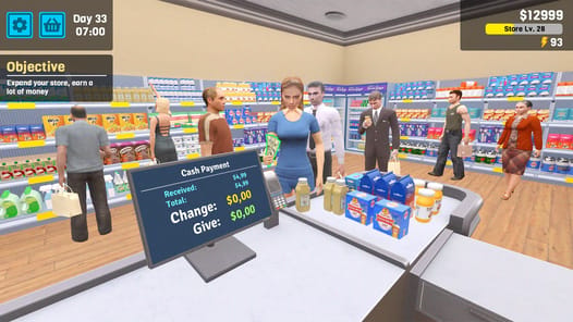 Manage Supermarket Simulator APK screenshot 1
