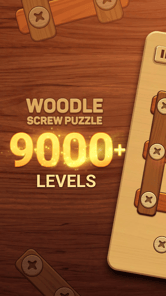 Woodle - Wood Screw Puzzle APK screenshot 1