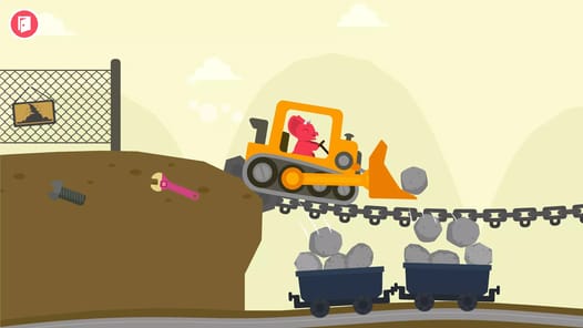 Dinosaur Digger Excavator Game APK screenshot 1