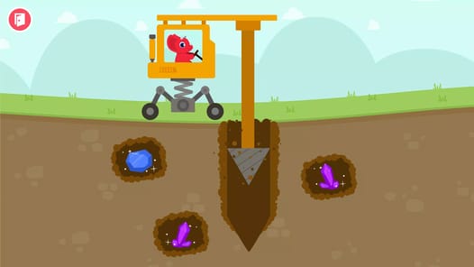 Dinosaur Digger Excavator Game APK screenshot 1