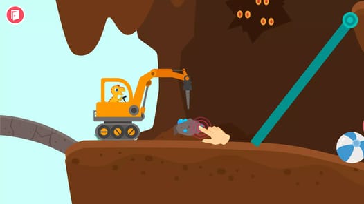 Dinosaur Digger Excavator Game APK screenshot 1