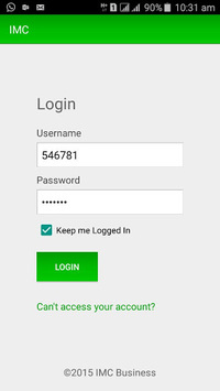 IMC Business Application APK screenshot 1