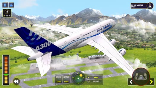 Real Airplane Flight Sim 3D APK screenshot 1
