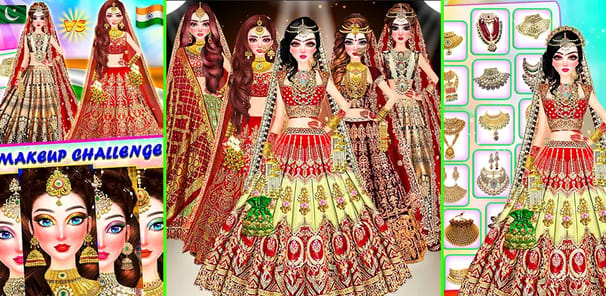 Indian Bride Dress Up Girl APK screenshot 1