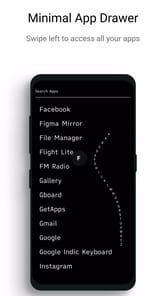 Indistract Minimalist Launcher APK screenshot 1