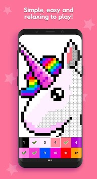 Pixel Tap: Color by Number APK screenshot 1