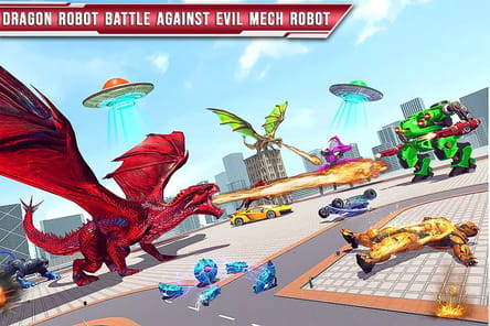 Dragon Robot Car Transform APK screenshot 1