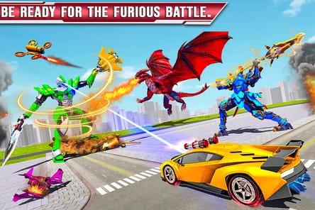 Dragon Robot Car Transform APK screenshot 1