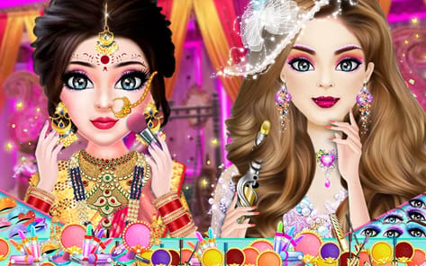 Indian Wedding Makeup Games APK screenshot 1