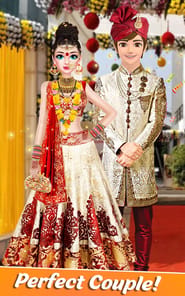 Indian Bride Makeup Dress Game APK screenshot 1