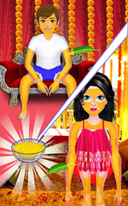 Indian Bride Makeup Dress Game APK screenshot 1
