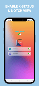 iCenter OS 18: X - Status Bar APK screenshot 1