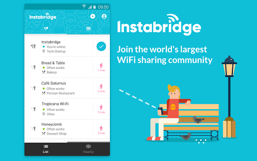 Instabridge - Free WiFi Passwords and Hotspots APK screenshot 1