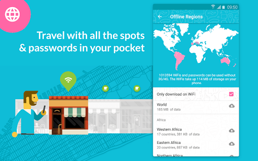 Instabridge - Free WiFi Passwords and Hotspots APK screenshot 1