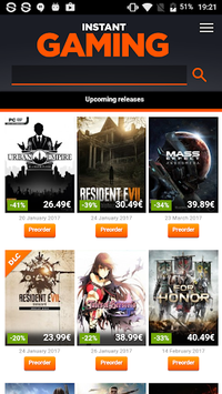 Instant Gaming APK screenshot 1