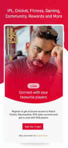 RCB Official- Live IPL Cricket APK screenshot 1