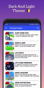 Dude Theft Wars, Cheat Codes APK screenshot 1