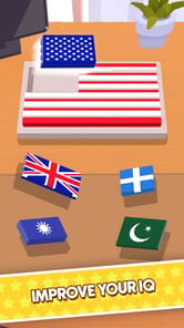 Drop Fit: World Flag Puzzle APK screenshot 1