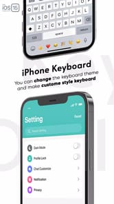 iPhone Keyboard APK screenshot 1