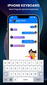 iPhone Keyboard APK screenshot 1