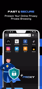 Fast Proxy Browser APK screenshot 1