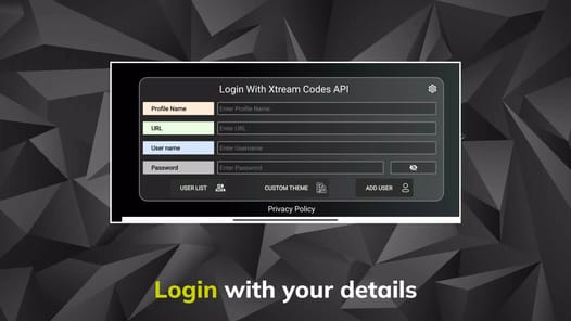 IPTV BLINK PLAYER APK screenshot 1