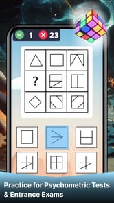 IQ Test: Logic brain training APK screenshot 1
