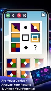 IQ Test: Logic brain training APK screenshot 1