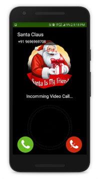 Live Santa Claus Video Call/Real Video Call Santa APK screenshot 1