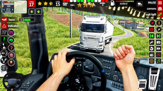 Real Truck Driving: Truck Game APK screenshot 1