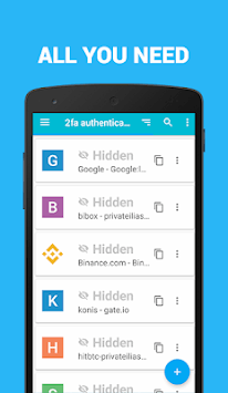 2FA Authenticator app APK screenshot 1