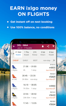 Flight & Hotel Booking App - ixigo APK screenshot 1
