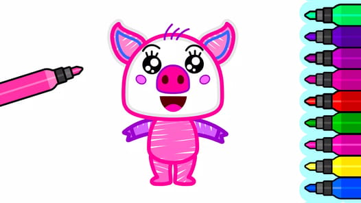 Kids Drawing & Coloring Games APK screenshot 1