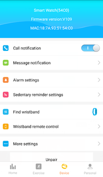 Smart Wristband APK screenshot 1