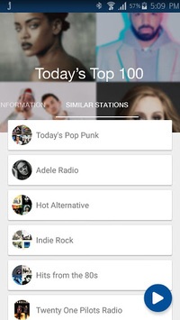 Jango Radio APK screenshot 1