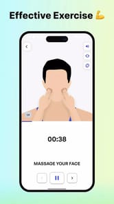 Jawline exercises and mewing APK screenshot 1