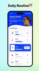 Jawline exercises and mewing APK screenshot 1