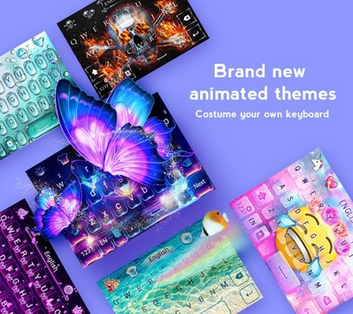 GO Keyboard - Cute Emojis, Themes and GIFs APK screenshot 1