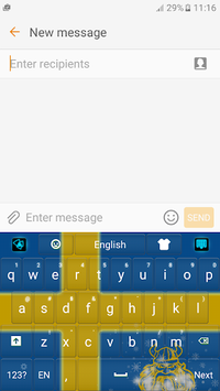 Swedish Keyboard APK screenshot 1