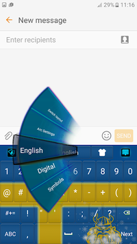Swedish Keyboard APK screenshot 1